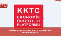 "MÜLKİYET SORUNLARININ ADRESİ TAŞINMAZ MAL KOMİSYONU’DUR"